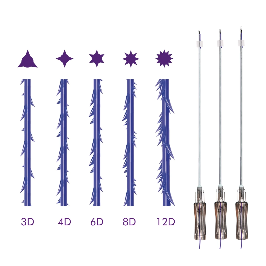 Face Lifting 3d 6d 8d 12d PDO Thread