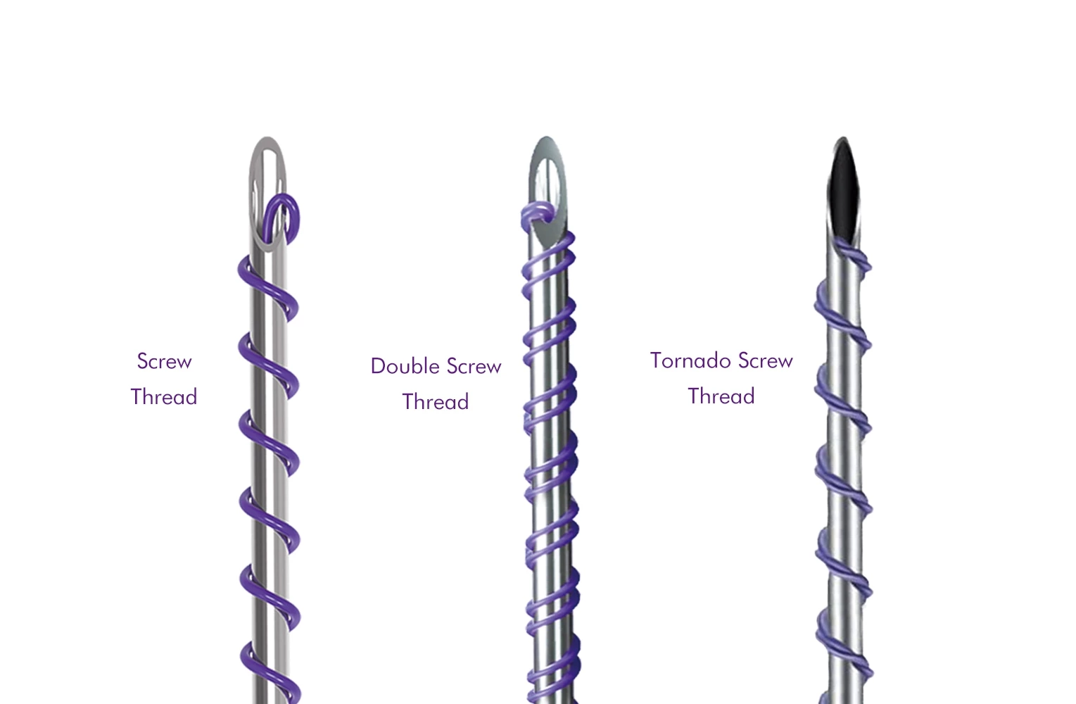 Skin Tightening PDO Screw Thread