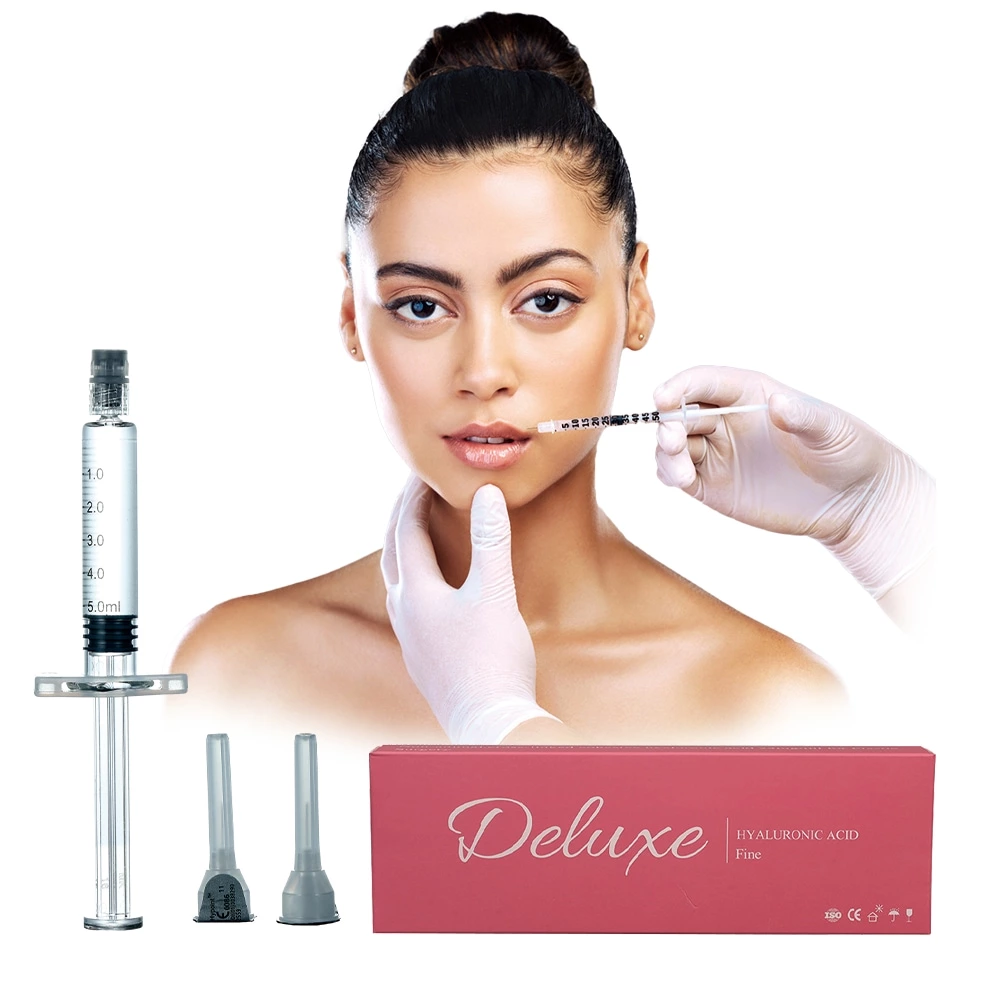 Cross Linked Hyaluronic Acid Injectable Gel Lip Augmentation Dermal Filler