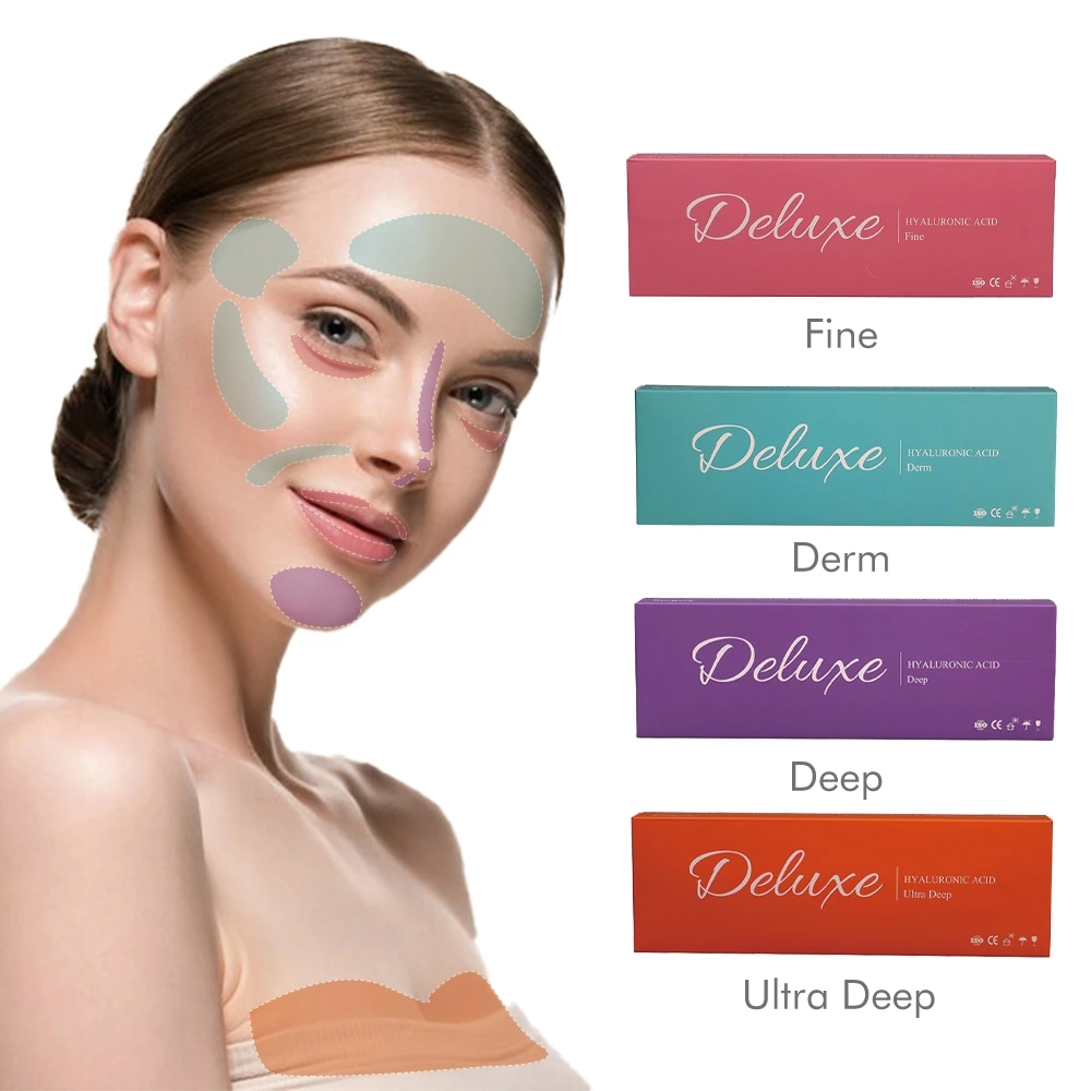 Cross Linked Hyaluronic Acid Injectable Gel Lip Augmentation Dermal Filler