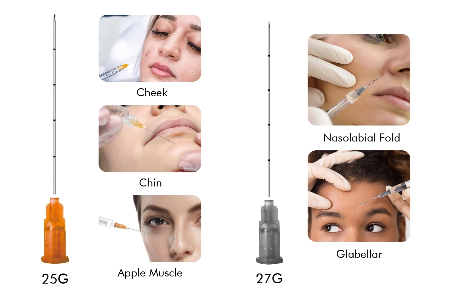 Dermal Filler injection Micro Cannula