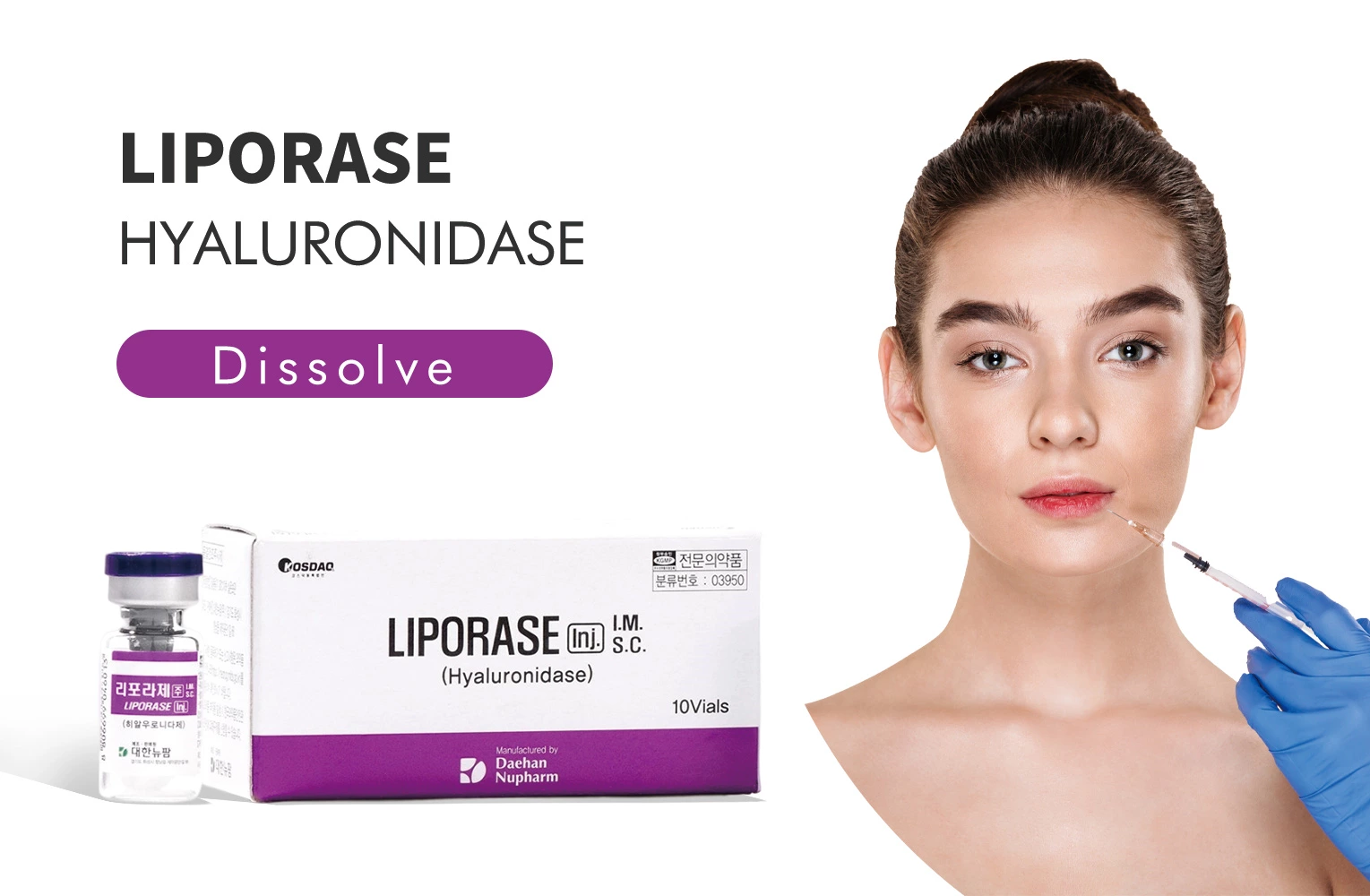 Liporase (Hyaluronidase) Dissolve Dermal Filler