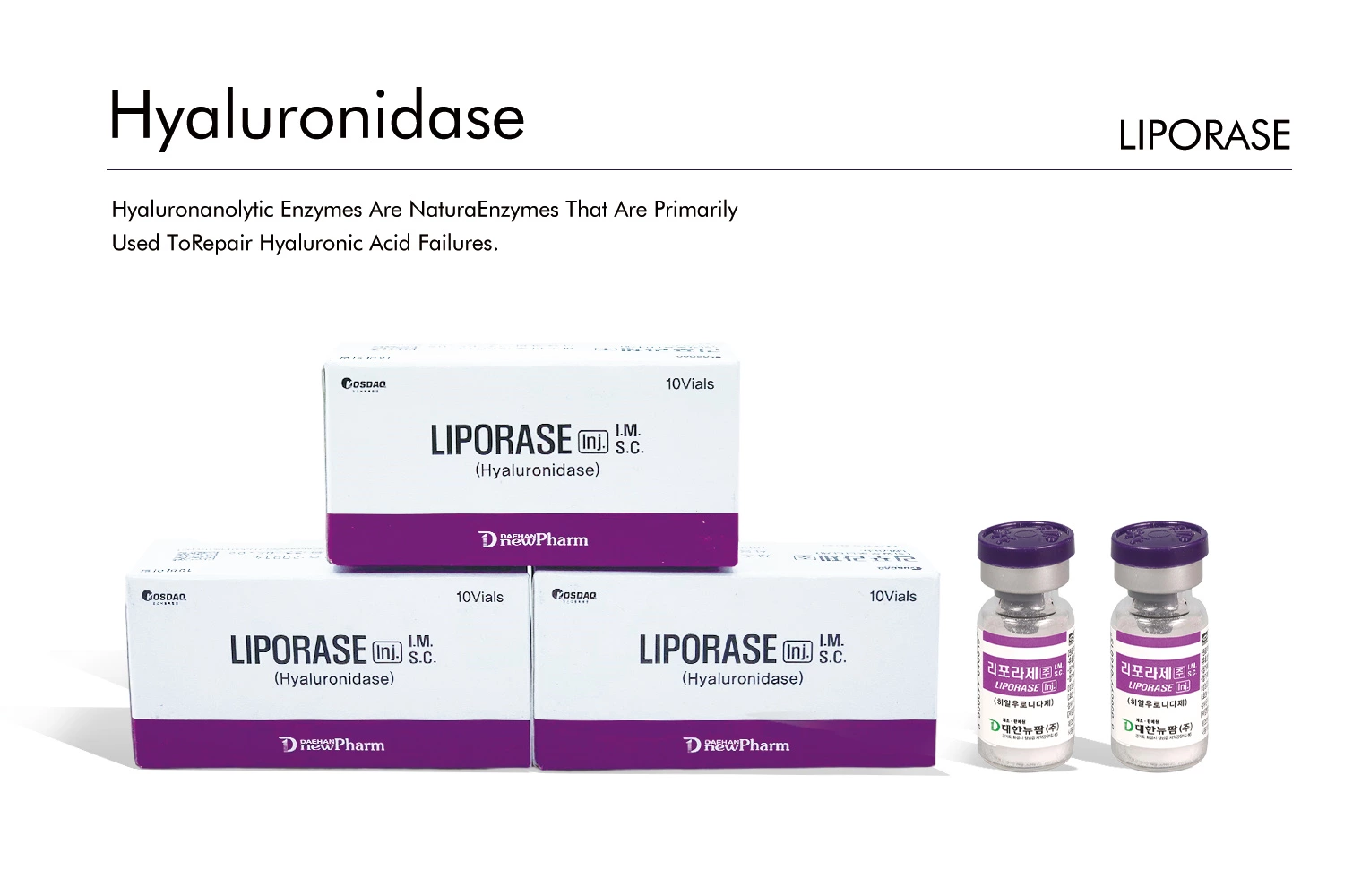 Liporase (Hyaluronidase) Dissolve Dermal Filler